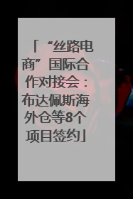 “丝路电商”国际合作对接会：布达佩斯海外仓等8个项目签约