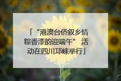 “港澳台侨叙乡情 粽香漆韵迎端午” 活动在四川邛崃举行