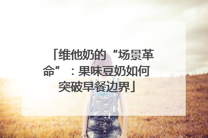 维他奶的“场景革命”：果味豆奶如何突破早餐边界