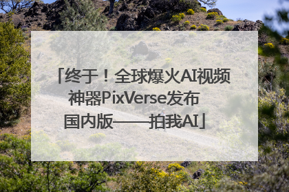 终于！全球爆火AI视频神器PixVerse发布国内版——拍我AI