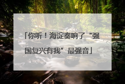 你听！海淀奏响了“强国复兴有我”最强音