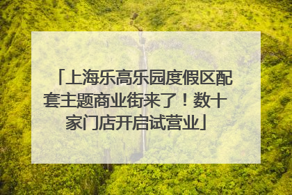 上海乐高乐园度假区配套主题商业街来了！数十家门店开启试营业