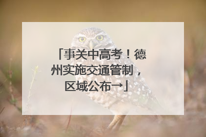 事关中高考！德州实施交通管制，区域公布→