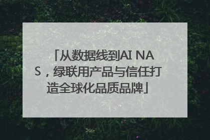 从数据线到AI NAS，绿联用产品与信任打造全球化品质品牌