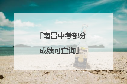 南昌中考部分成绩可查询