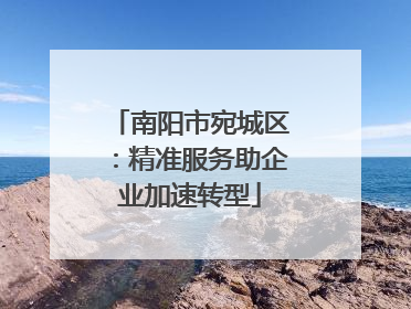 南阳市宛城区：精准服务助企业加速转型