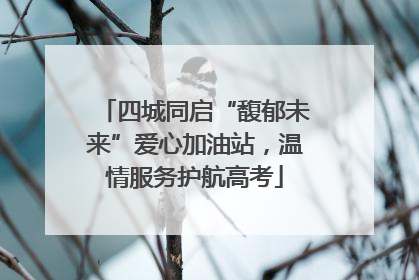 四城同启“馥郁未来”爱心加油站，温情服务护航高考