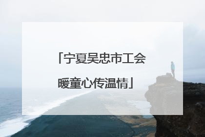 宁夏吴忠市工会暖童心传温情