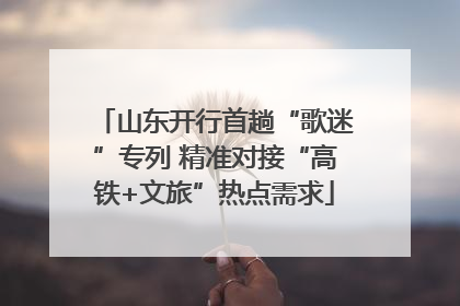 山东开行首趟“歌迷”专列 精准对接“高铁+文旅”热点需求