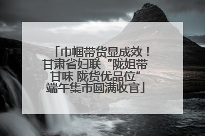 巾帼带货显成效！甘肃省妇联“陇姐带甘味 陇货优品位”端午集市圆满收官