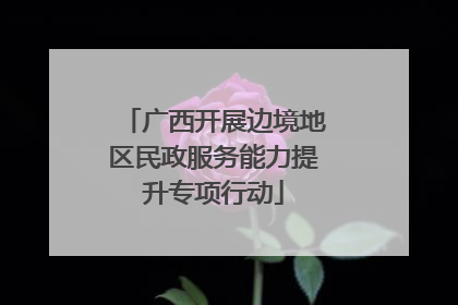 广西开展边境地区民政服务能力提升专项行动