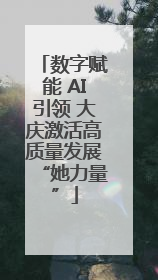 数字赋能 AI引领 大庆激活高质量发展“她力量”
