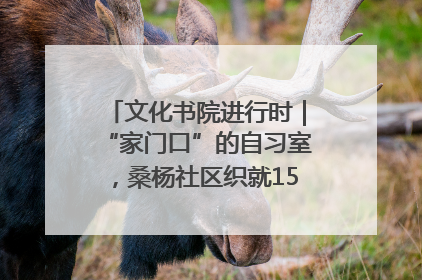 文化书院进行时｜“家门口”的自习室，桑杨社区织就15分钟学习生活圈