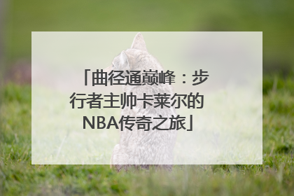 曲径通巅峰：步行者主帅卡莱尔的NBA传奇之旅