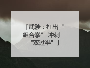 武陟：打出“组合拳” 冲刺“双过半”