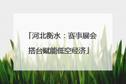 河北衡水：赛事展会搭台赋能低空经济