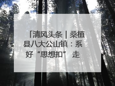 清风头条｜桑植县八大公山镇：系好“思想扣” 走稳“青廉路”