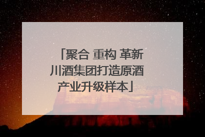 聚合 重构 革新 川酒集团打造原酒产业升级样本