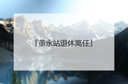 董永站退休离任