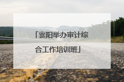 襄阳举办审计综合工作培训班