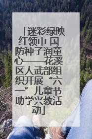 迷彩绿映红领巾 国防种子润童心——花溪区人武部组织开展“六一”儿童节助学兴教活动