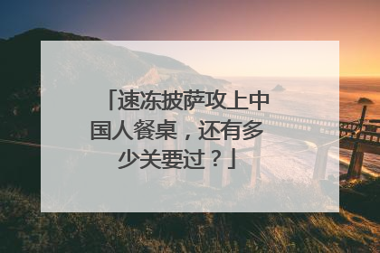 速冻披萨攻上中国人餐桌，还有多少关要过？