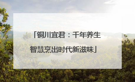 铜川宜君：千年养生智慧烹出时代新滋味