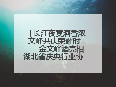 长江夜宴酒香浓 文峰共庆荣耀时——金文峰酒亮相湖北省庆典行业协会十周年盛典