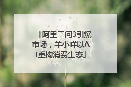阿里千问3引爆市场，羊小咩以AI重构消费生态
