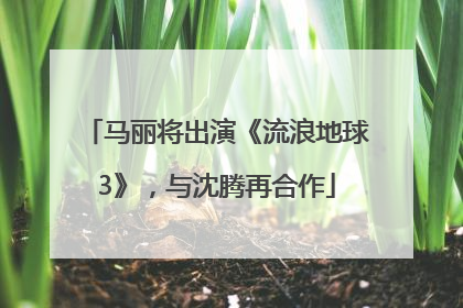 马丽将出演《流浪地球3》，与沈腾再合作