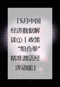 5月中国经济数据解读①丨政策“组合拳”精准激活经济动能